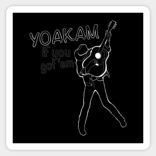 Dwight Yoakam Sticker